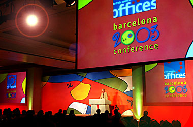 British Council for Offices conference in Barcelona.